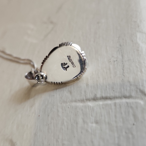 Gorgeous NWOT Native American Navajo Sonoran Mountain Turquoise Necklace 💙💚 - Picture 9 of 12